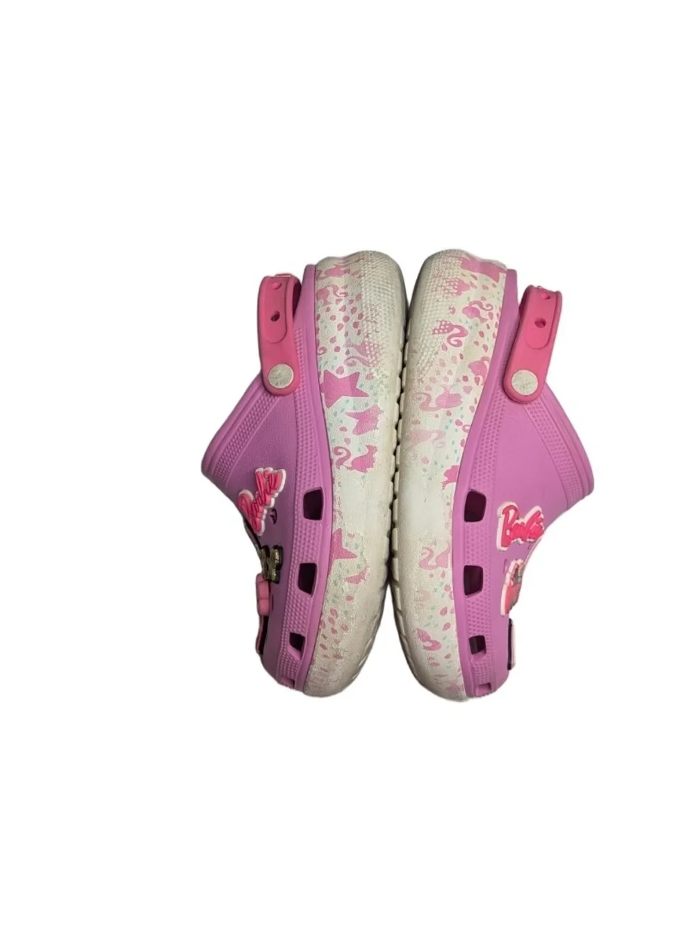 Barbie X Crocs Cutie Crush Clog Barbie Taffy Pink Kids Size J 5  208805-6SW.